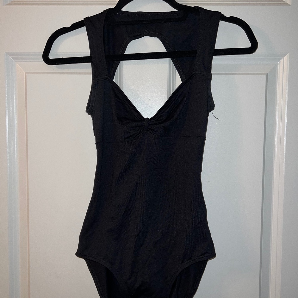 Strappy Black Leotard